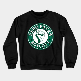Star Bucks Boycott Crewneck Sweatshirt